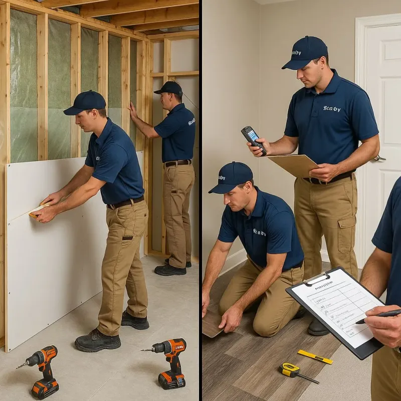 Repairs and Reconstruction process in Beach City, TX