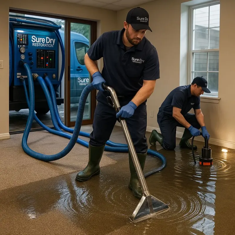 Water Extraction and Removal process in Beach City, TX
